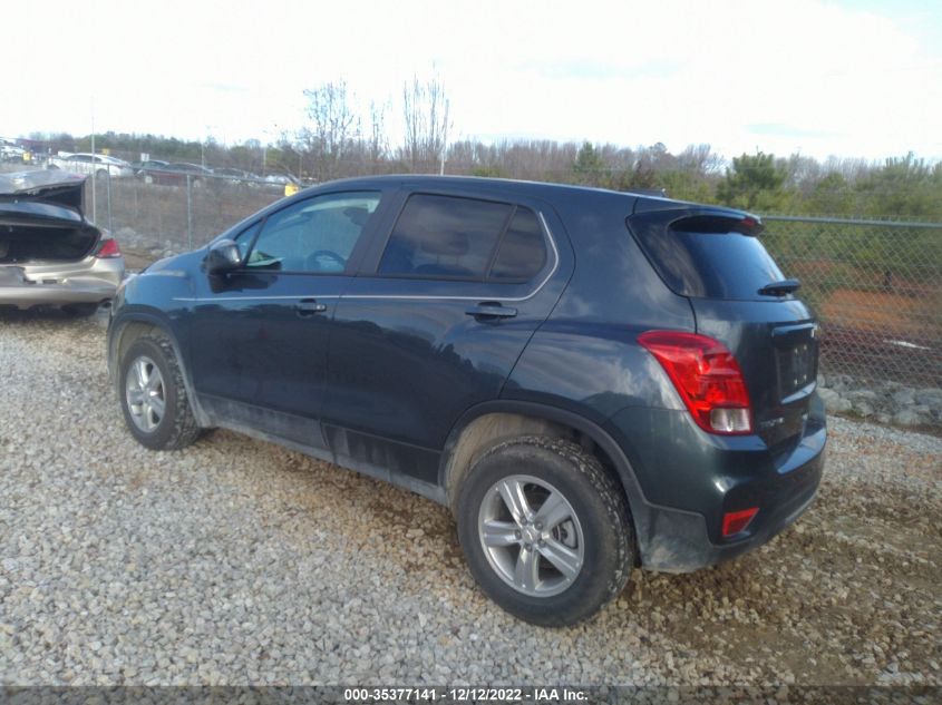 2022 CHEVROLET TRAX LS VIN: KL7CJNSMXNB544652