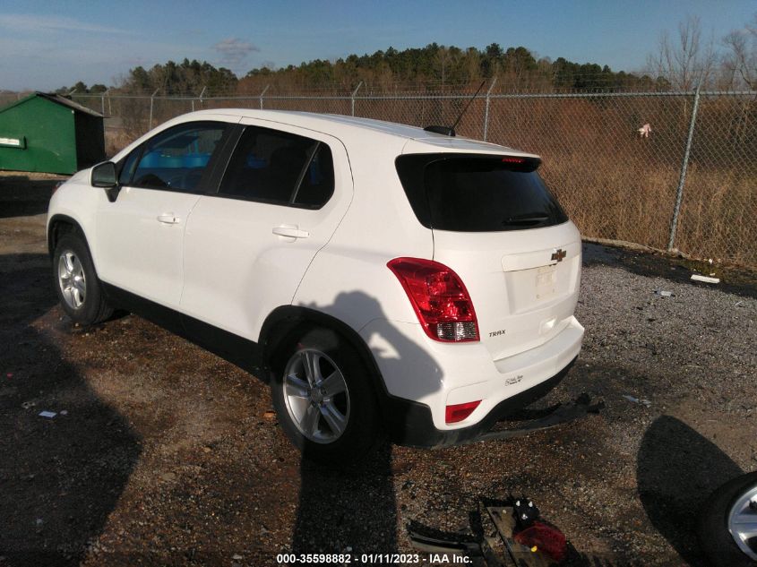 2022 CHEVROLET TRAX LS VIN: KL7CJKSM0NB549132