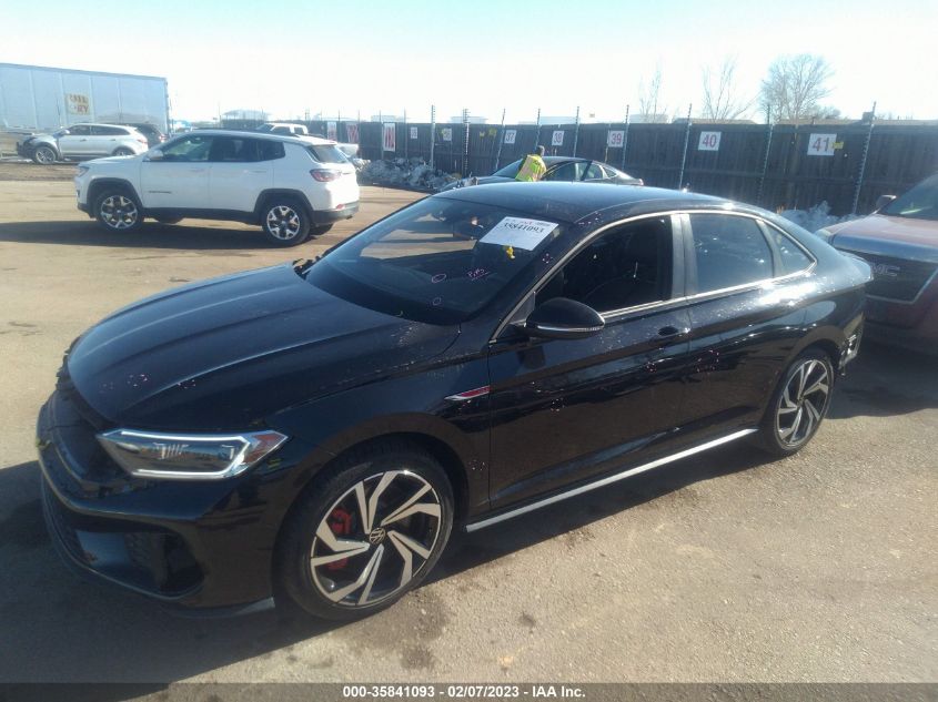 2022 VOLKSWAGEN JETTA GLI AUTOBAHN VIN: 3VW2T7BU2NM015304