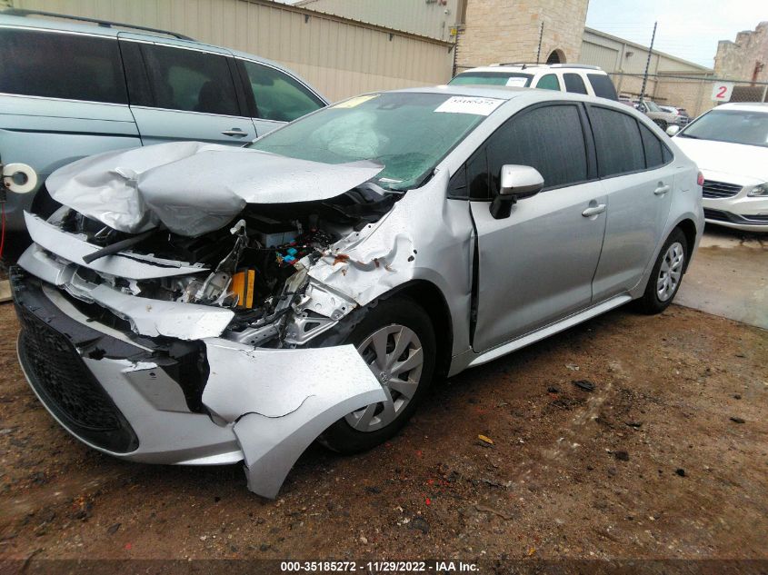2022 TOYOTA COROLLA L VIN: 5YFDPMAE3NP276488
