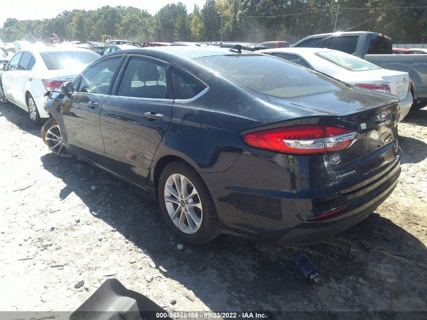 2020 FORD FUSION SE VIN: 3FA6P0HD1LR232355