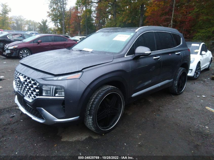 2021 HYUNDAI SANTA FE HYBRID BLUE VIN: KM8S2DA13MU006077