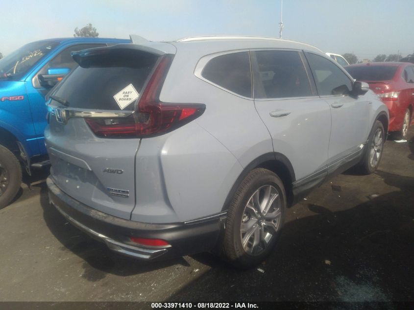 2021 HONDA CR-V HYBRID TOURING VIN: 7FART6H91ME028387
