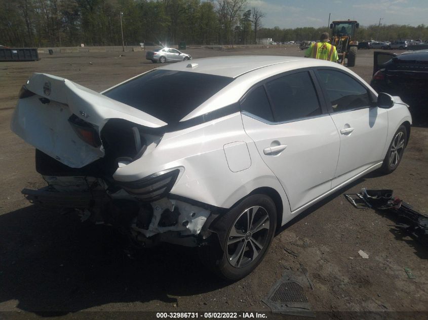 2020 NISSAN SENTRA SV VIN: 3N1AB8CV0LY309694