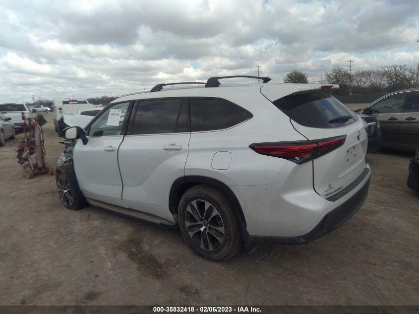 2022 TOYOTA HIGHLANDER HYBRID VIN: 5TDGARAHXNS515273