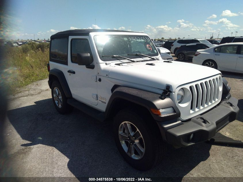 2021 JEEP WRANGLER SPORT S VIN: 1C4GJXAN1MW627162
