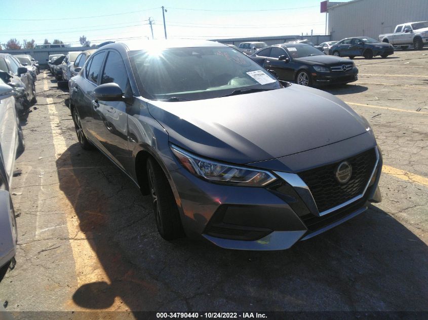 2021 NISSAN SENTRA SV VIN: 3N1AB8CV1MY236871