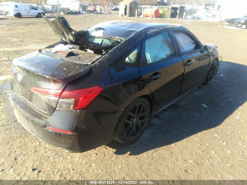 2022 HONDA CIVIC SEDAN SPORT VIN: 2HGFE2F57NH507623