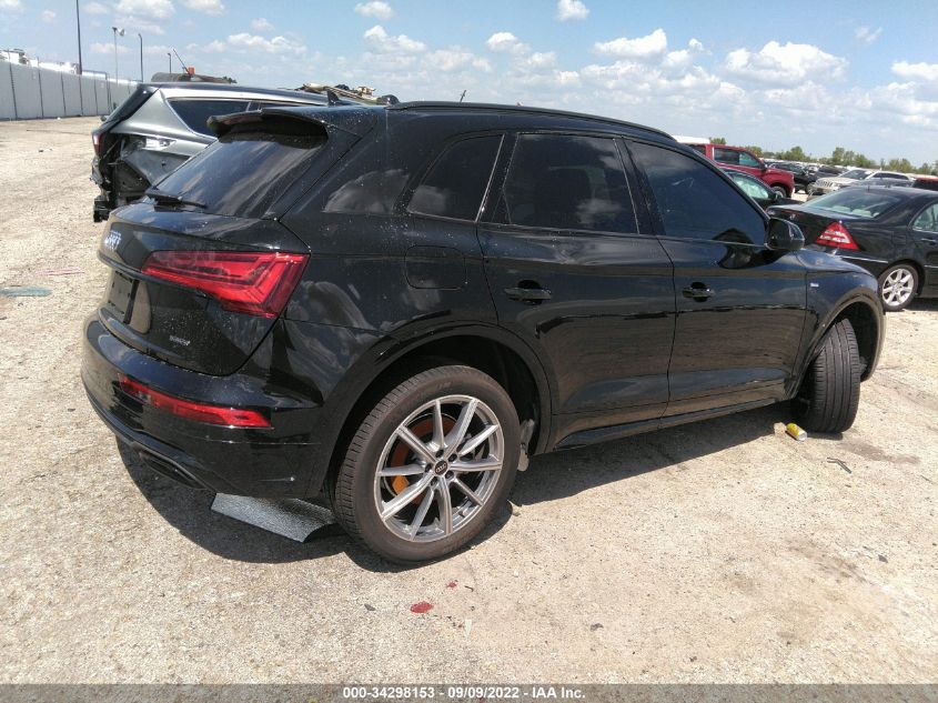 2022 AUDI Q5 S LINE PREMIUM PLUS VIN: WA1E2AFY2N2076604