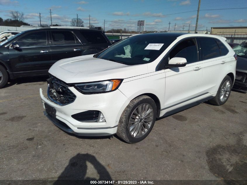 2021 FORD EDGE TITANIUM VIN: 2FMPK3K95MBA11288