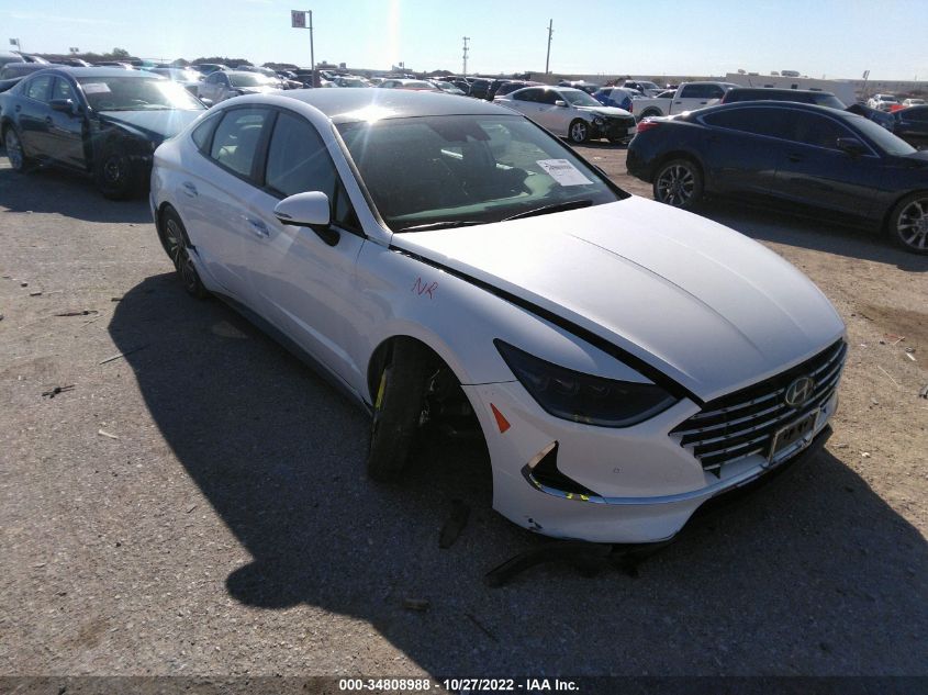 2021 HYUNDAI SONATA HYBRID LIMITED VIN: KMHL54JJ2MA024843