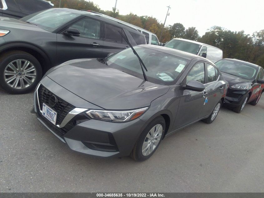 2022 NISSAN SENTRA S VIN: 3N1AB8BV3NY288893