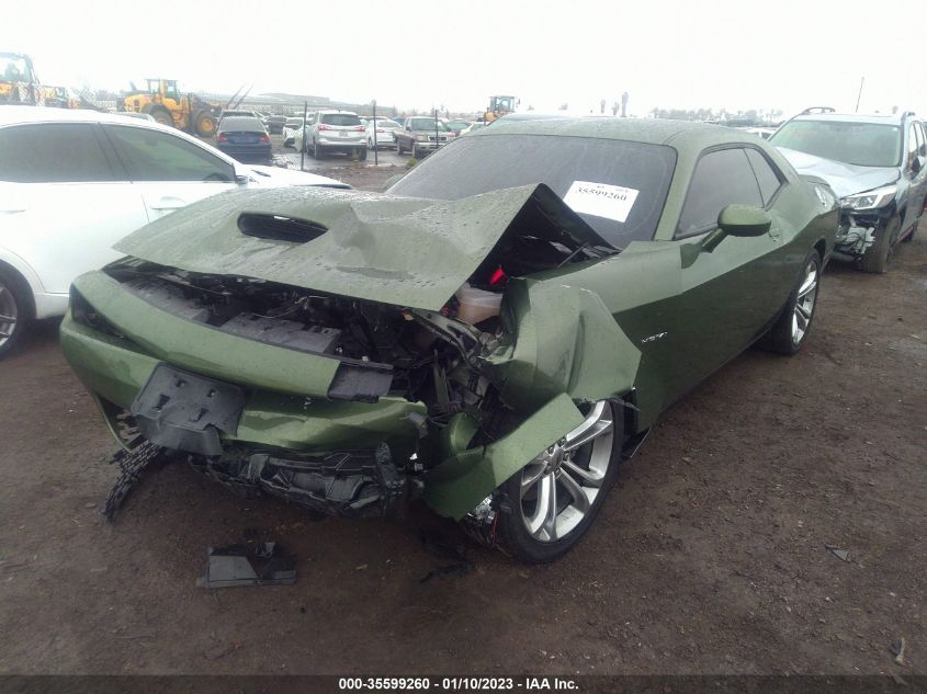 2022 DODGE CHALLENGER R/T VIN: 2C3CDZBT1NH168427