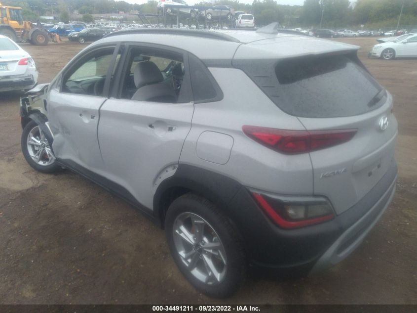 2022 HYUNDAI KONA SEL VIN: KM8K6CAB0NU845841
