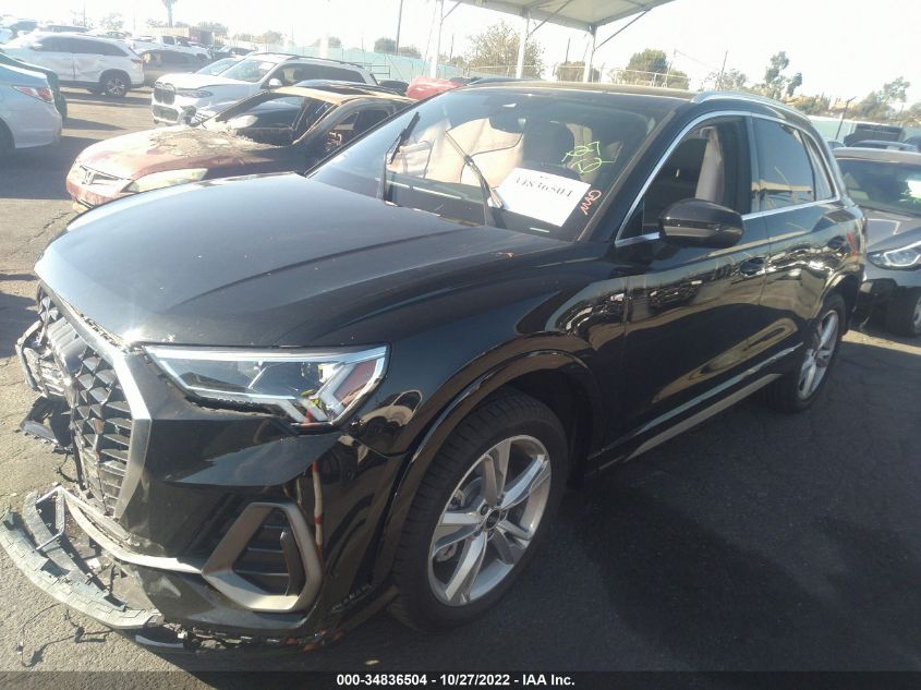 2022 AUDI Q3 S LINE PREMIUM PLUS VIN: WA1EECF35N1050494