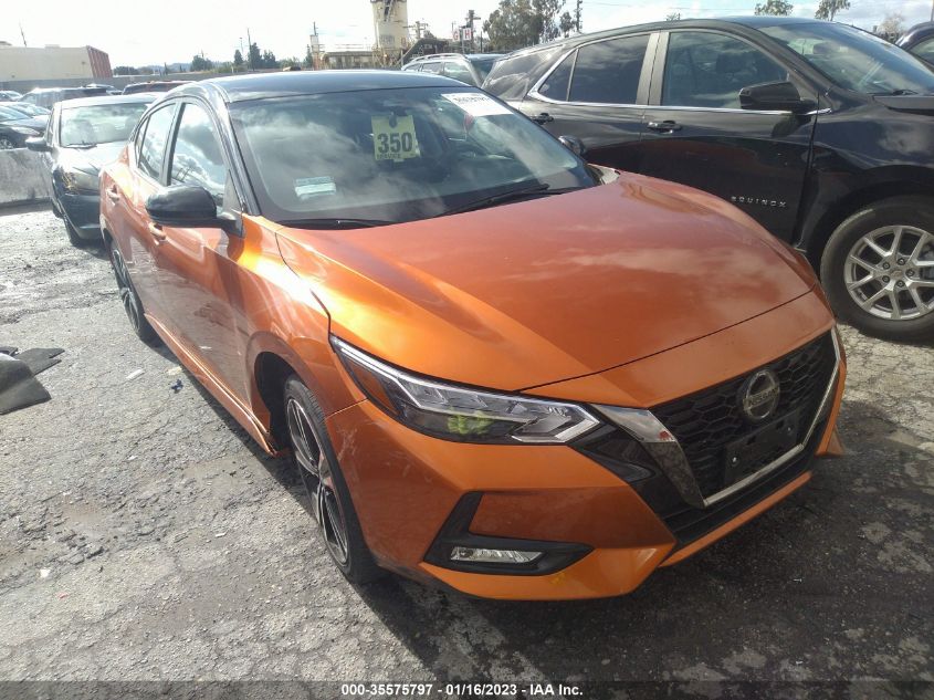 2021 NISSAN SENTRA SR VIN: 3N1AB8DV0MY299457