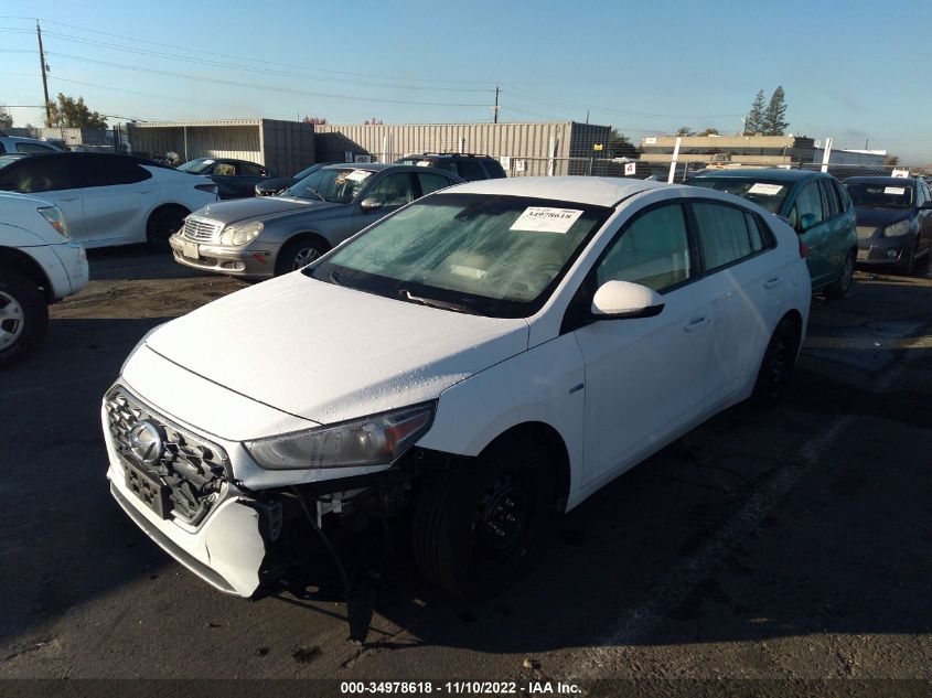 2020 HYUNDAI IONIQ HYBRID BLUE VIN: KMHC65LC8LU237164