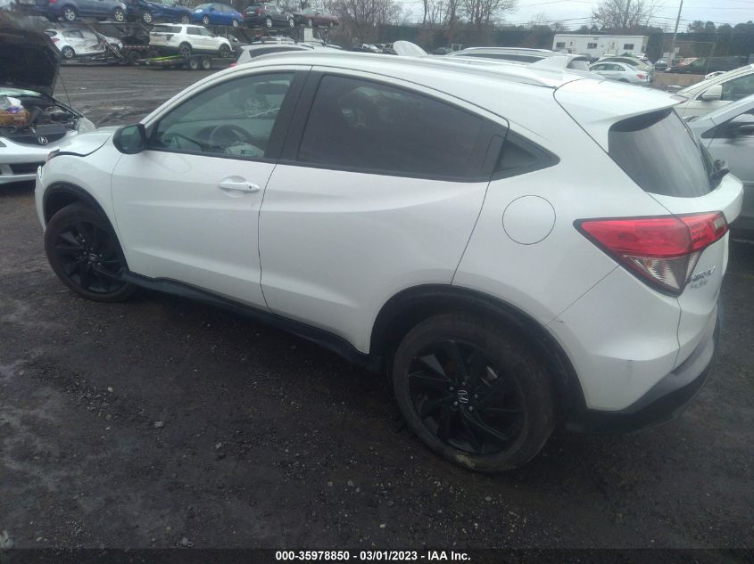 2022 HONDA HR-V SPORT VIN: 3CZRU6H17NM763417