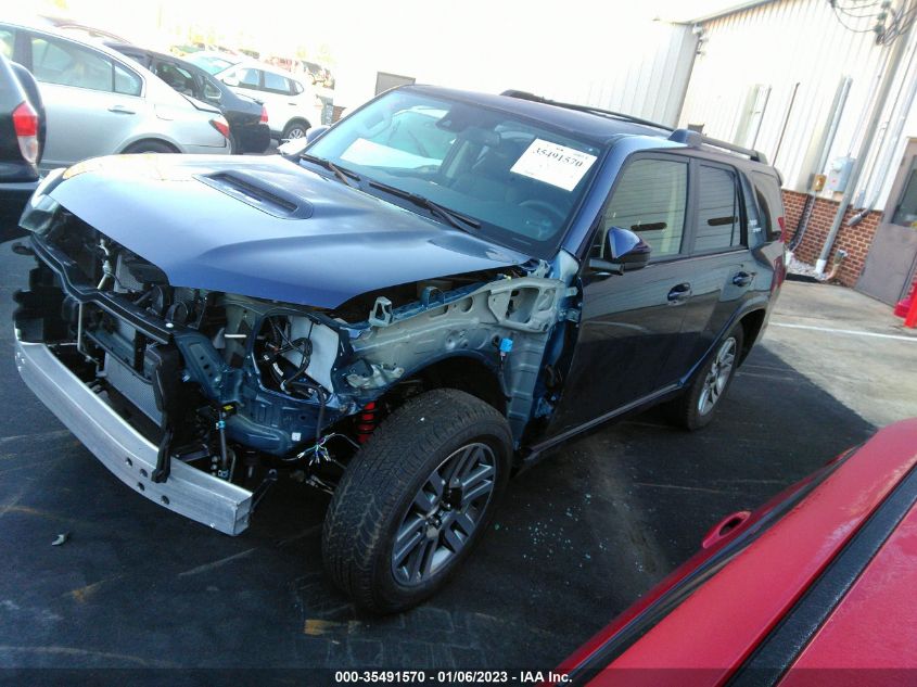 2022 TOYOTA 4RUNNER TRD SPORT VIN: JTEAU5JR0N5275229