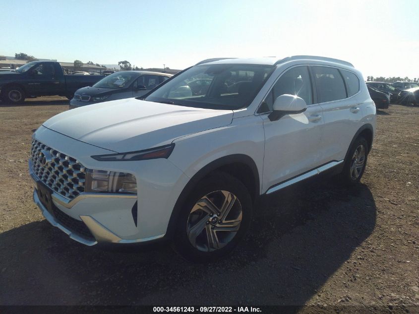 2022 HYUNDAI SANTA FE SEL VIN: 5NMS24AJ5NH417316