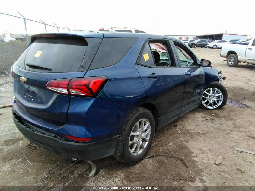 2022 CHEVROLET EQUINOX LS VIN: 3GNAXHEVXNS206601