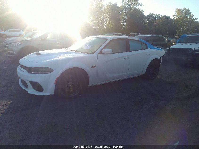 2022 DODGE CHARGER SCAT PACK WIDEBODY VIN: 2C3CDXGJ5NH189244
