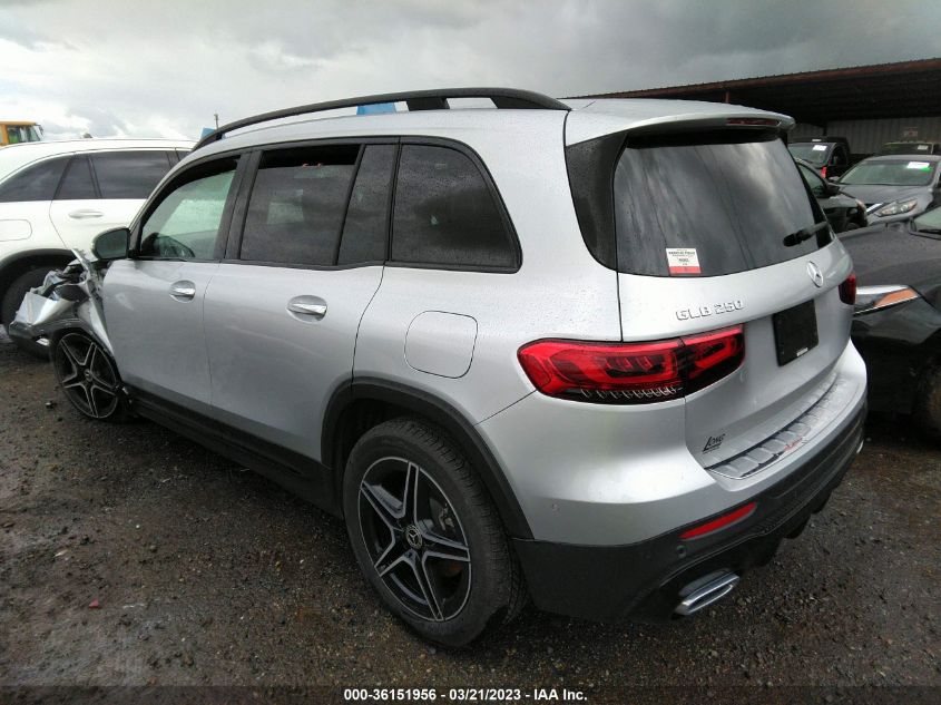 2022 MERCEDES-BENZ GLB GLB 250 VIN: W1N4M4GB4NW238015