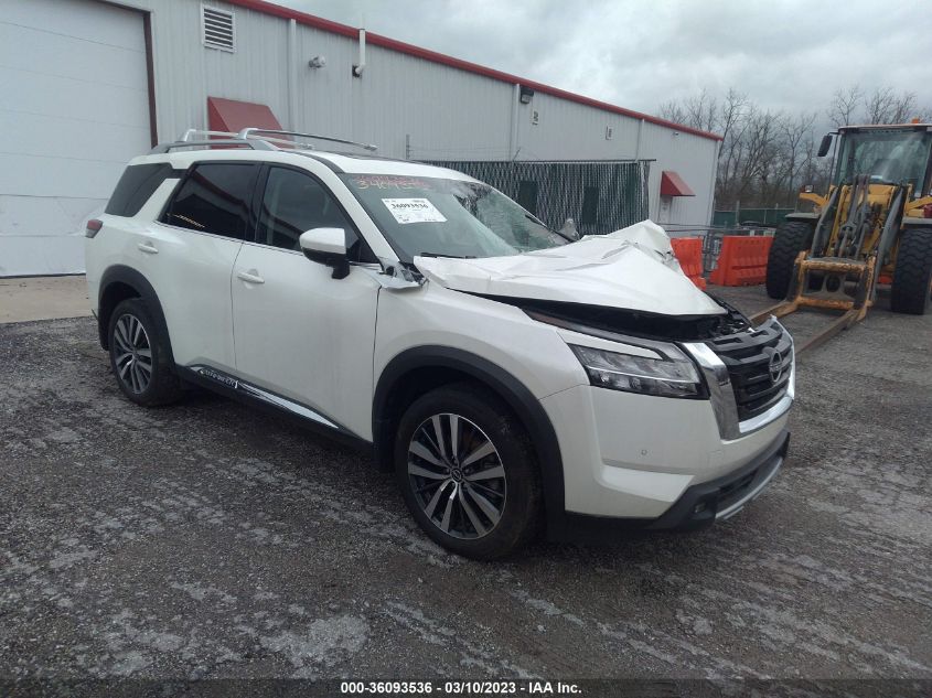 2022 NISSAN PATHFINDER PLATINUM VIN: 5N1DR3DK9NC207413