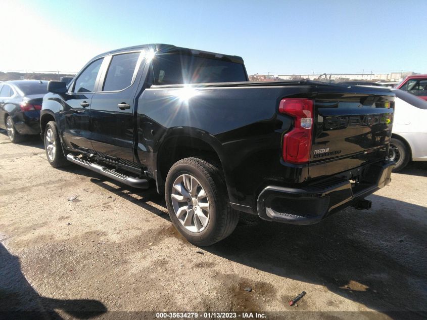 2021 CHEVROLET SILVERADO 1500 CUSTOM VIN: 1GCPWBEH8MZ132724