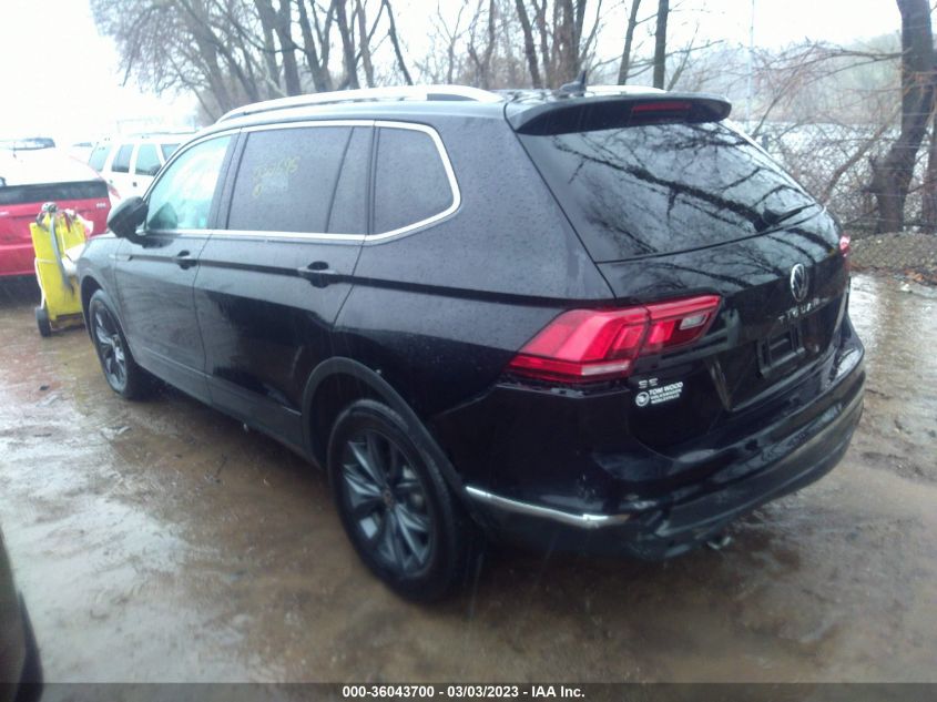 2022 VOLKSWAGEN TIGUAN SE VIN: 3VV2B7AXXNM036095