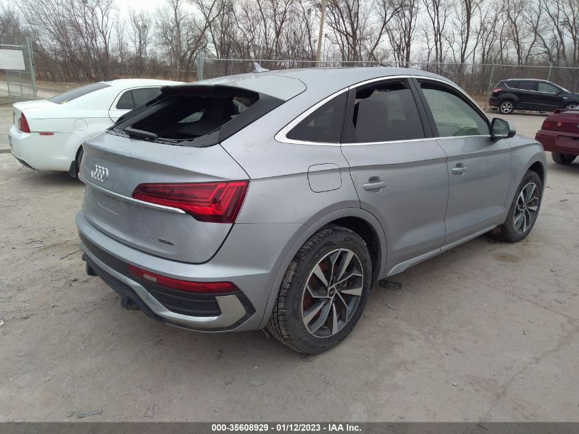 2022 AUDI Q5 SPORTBACK S LINE PREMIUM VIN: WA14AAFY8N2090831