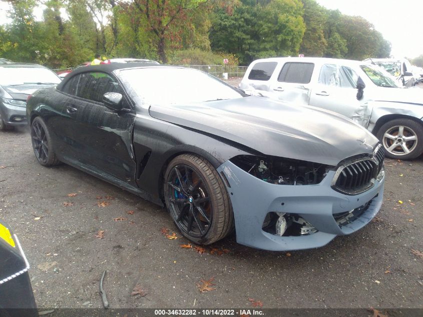 2021 BMW 8 SERIES M850I XDRIVE VIN: WBAFY4C01MCF24588