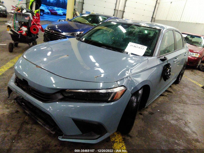 2022 HONDA CIVIC SEDAN SPORT VIN: 2HGFE2F58NH536967