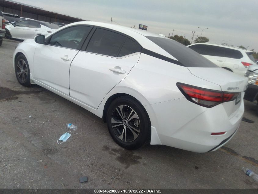 2022 NISSAN SENTRA SV VIN: 3N1AB8CVXNY234215