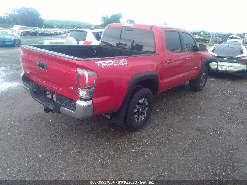 2022 TOYOTA TACOMA 4WD SR/SR5/TRD SPORT VIN: 3TMCZ5AN0NM529835