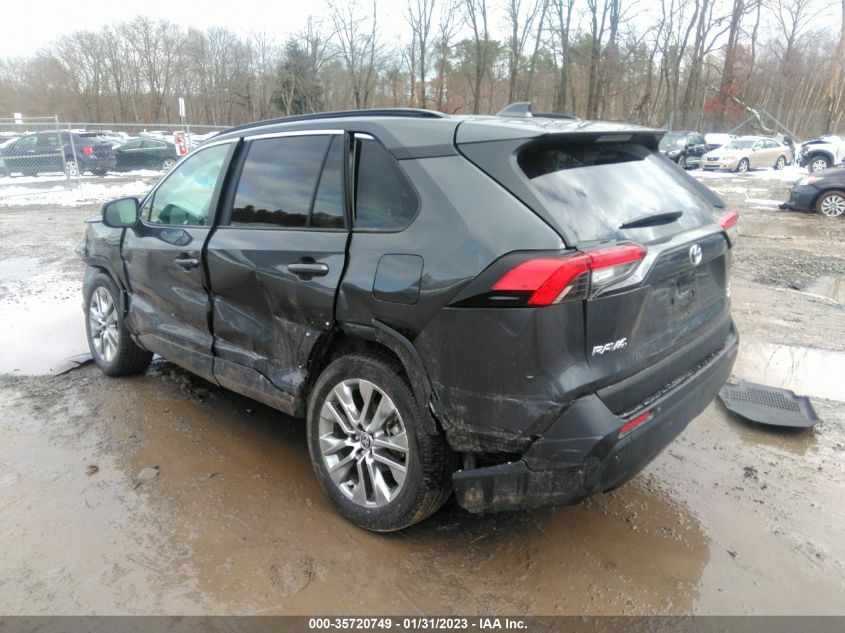 2022 TOYOTA RAV4 XLE PREMIUM VIN: 2T3A1RFV3NW325785