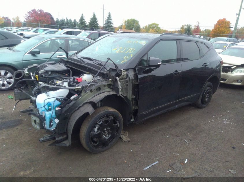 2021 CHEVROLET BLAZER RS VIN: 3GNKBERSXMS587270