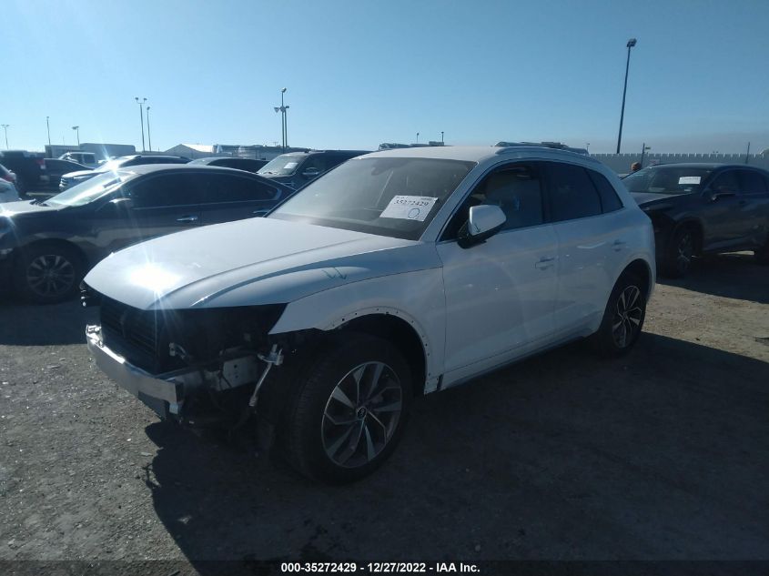 2021 AUDI Q5 PREMIUM VIN: WA1AAAFY5M2027025