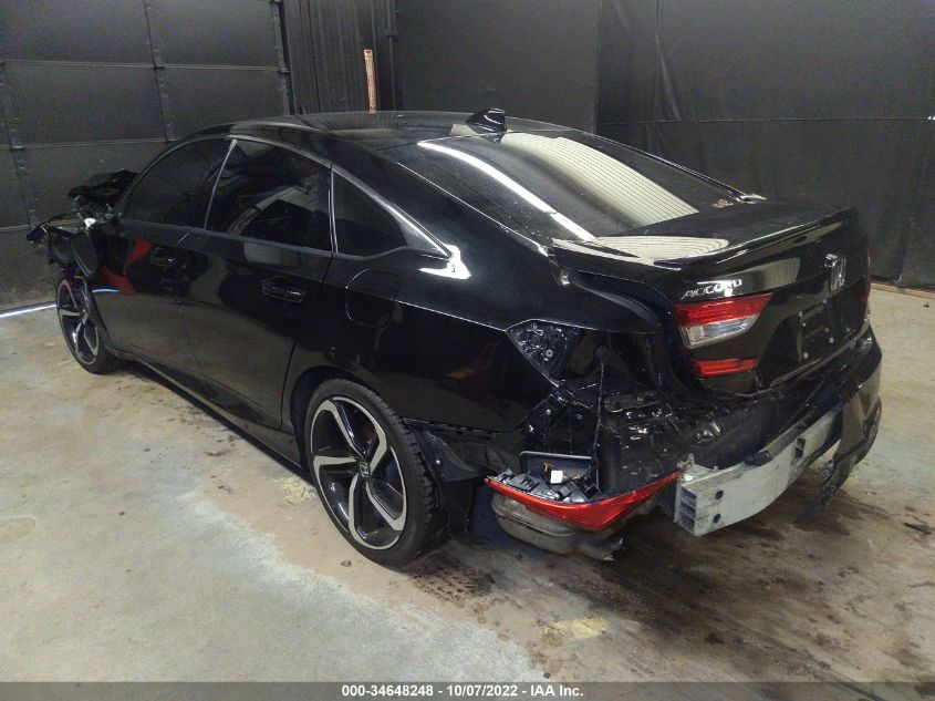 2021 HONDA ACCORD SEDAN SPORT VIN: 1HGCV1F32MA089674