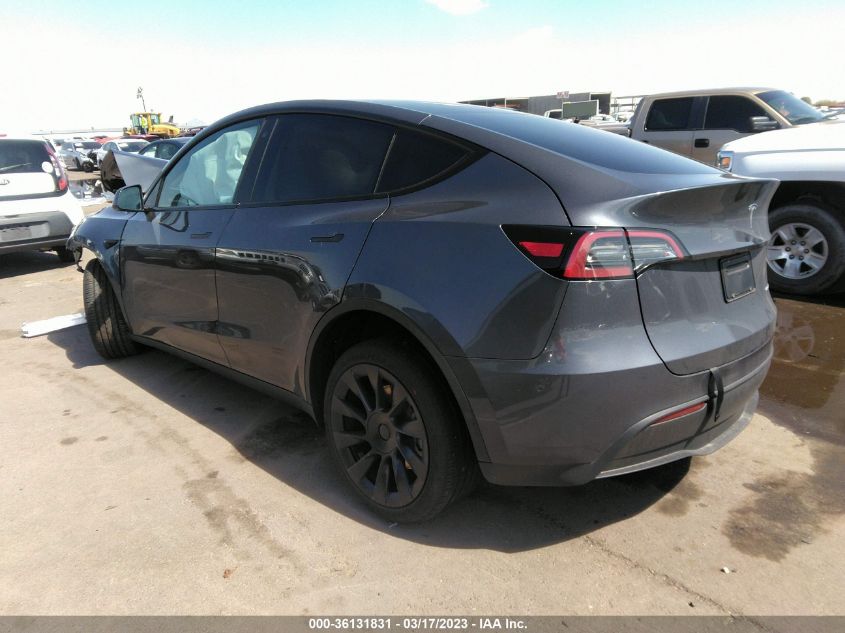 2023 TESLA MODEL Y LONG RANGE VIN: 7SAYGDEE6PA023773