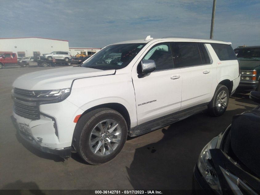 2022 CHEVROLET SUBURBAN PREMIER VIN: 1GNSCFKD8NR188005