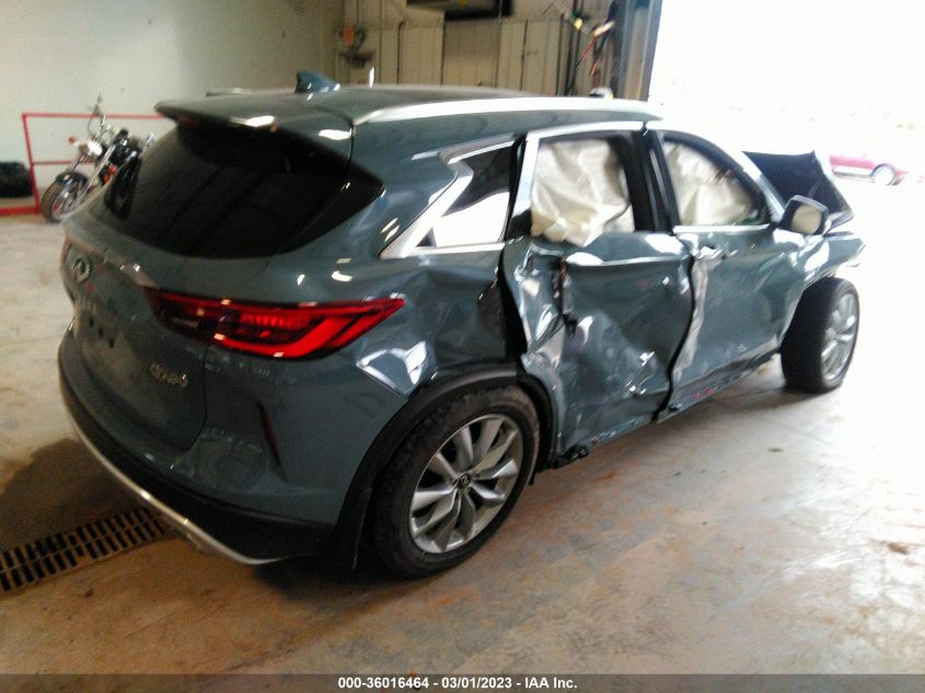 2022 INFINITI QX50 LUXE VIN: 3PCAJ5BB9NF119168