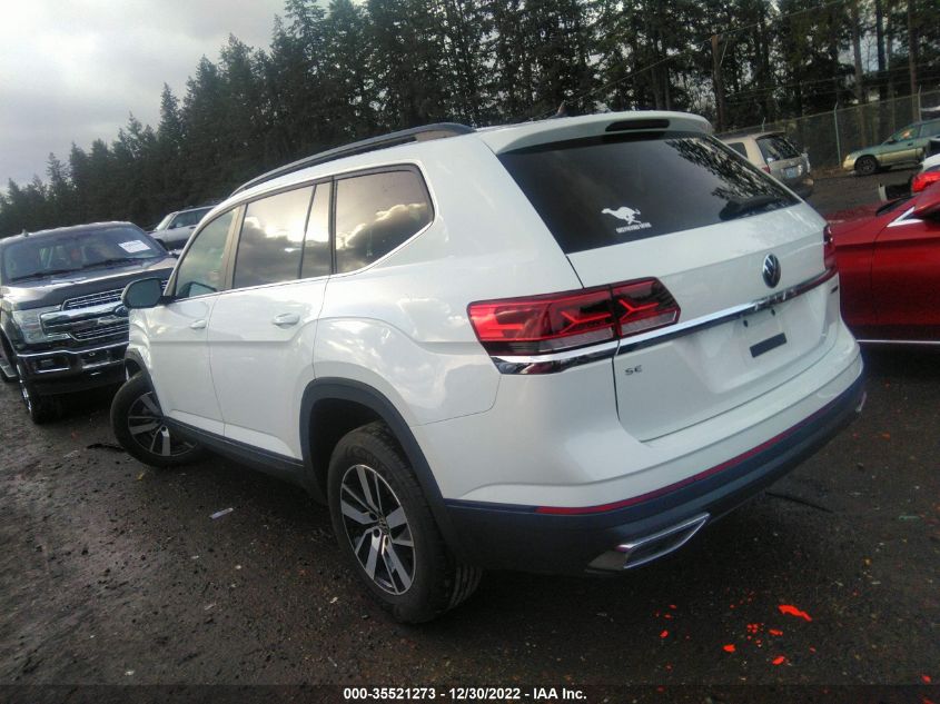 2022 VOLKSWAGEN ATLAS 2.0T SE VIN: 1V2LP2CA1NC546111