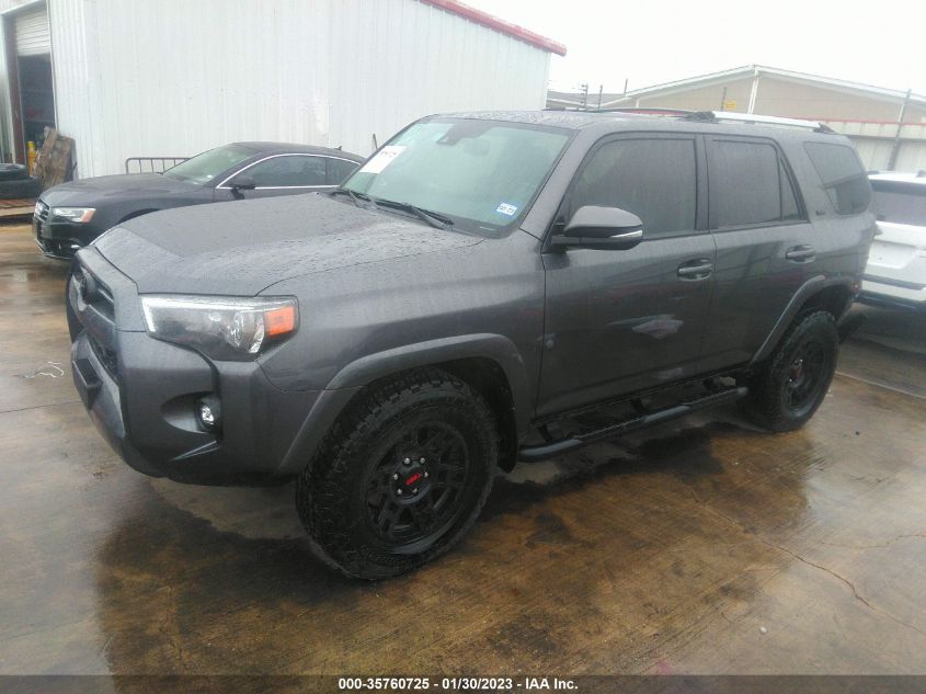 2022 TOYOTA 4RUNNER SR5 PREMIUM VIN: JTEFU5JR2N5270815