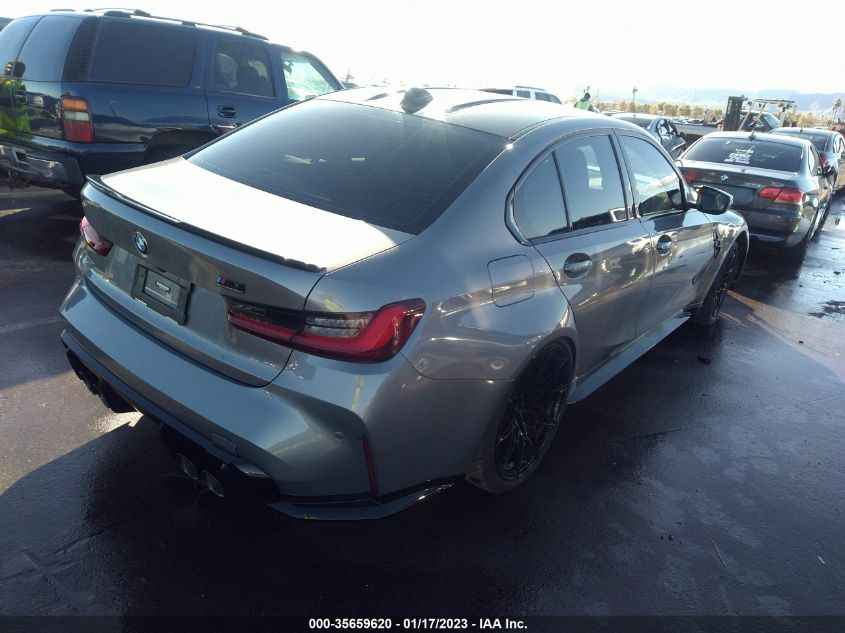 2022 BMW M3 COMPETITION XDRIVE VIN: WBS43AY04NFM56907