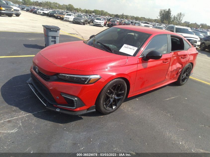 2022 HONDA CIVIC SEDAN SPORT VIN: 2HGFE2F55NH501996