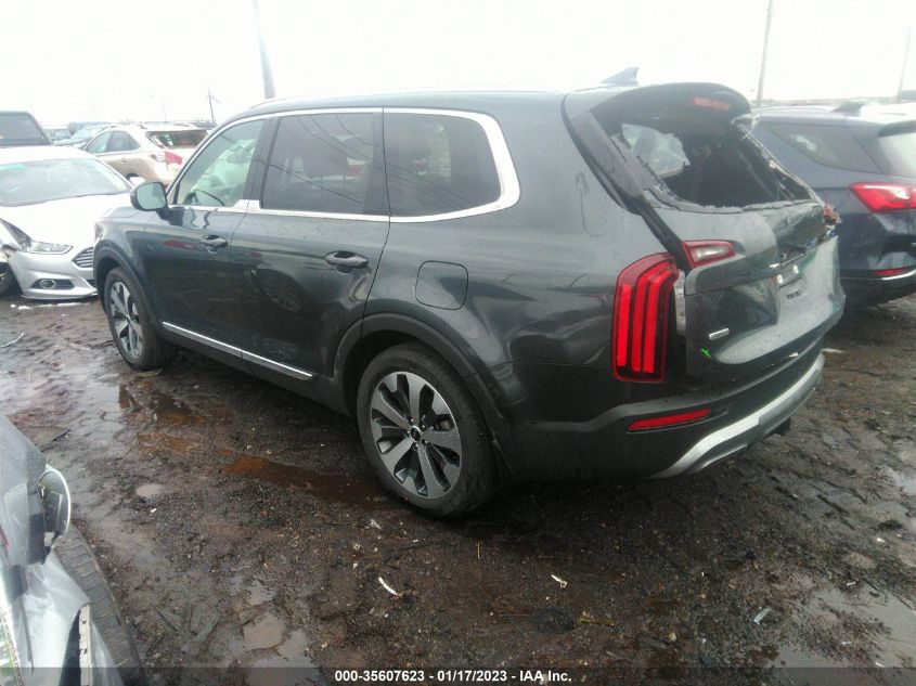 2022 KIA TELLURIDE EX VIN: 5XYP3DHC7NG261221