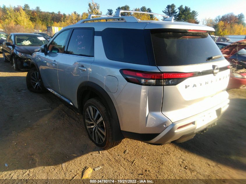 2022 NISSAN PATHFINDER PLATINUM VIN: 5N1DR3DJ3NC236607