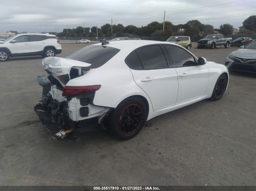 2021 ALFA ROMEO GIULIA VIN: ZARFAMAN0M7648143