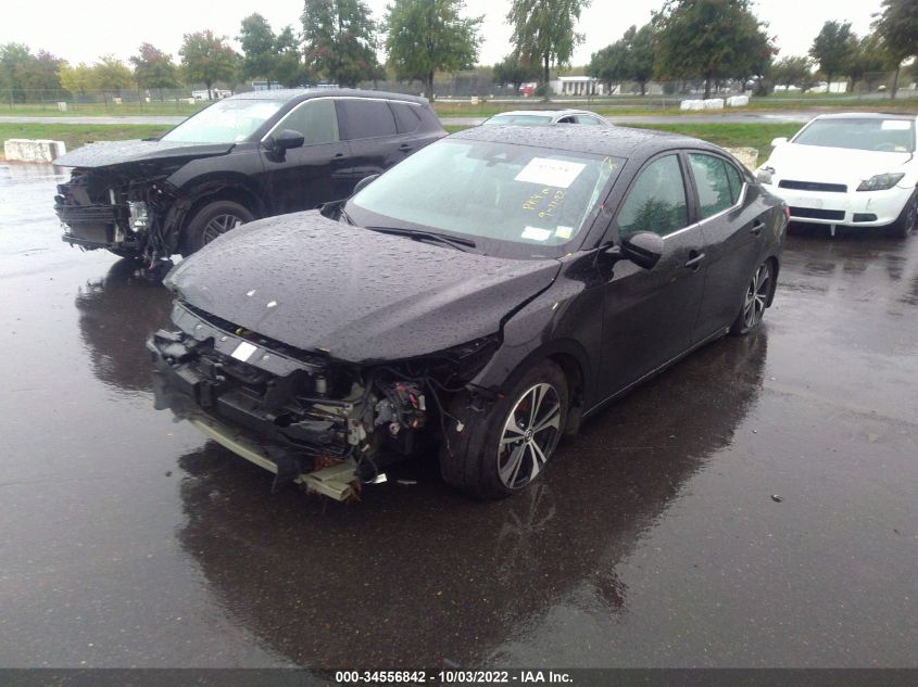 2021 NISSAN SENTRA SV VIN: 3N1AB8CV8MY218593